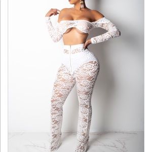 White Lace Set